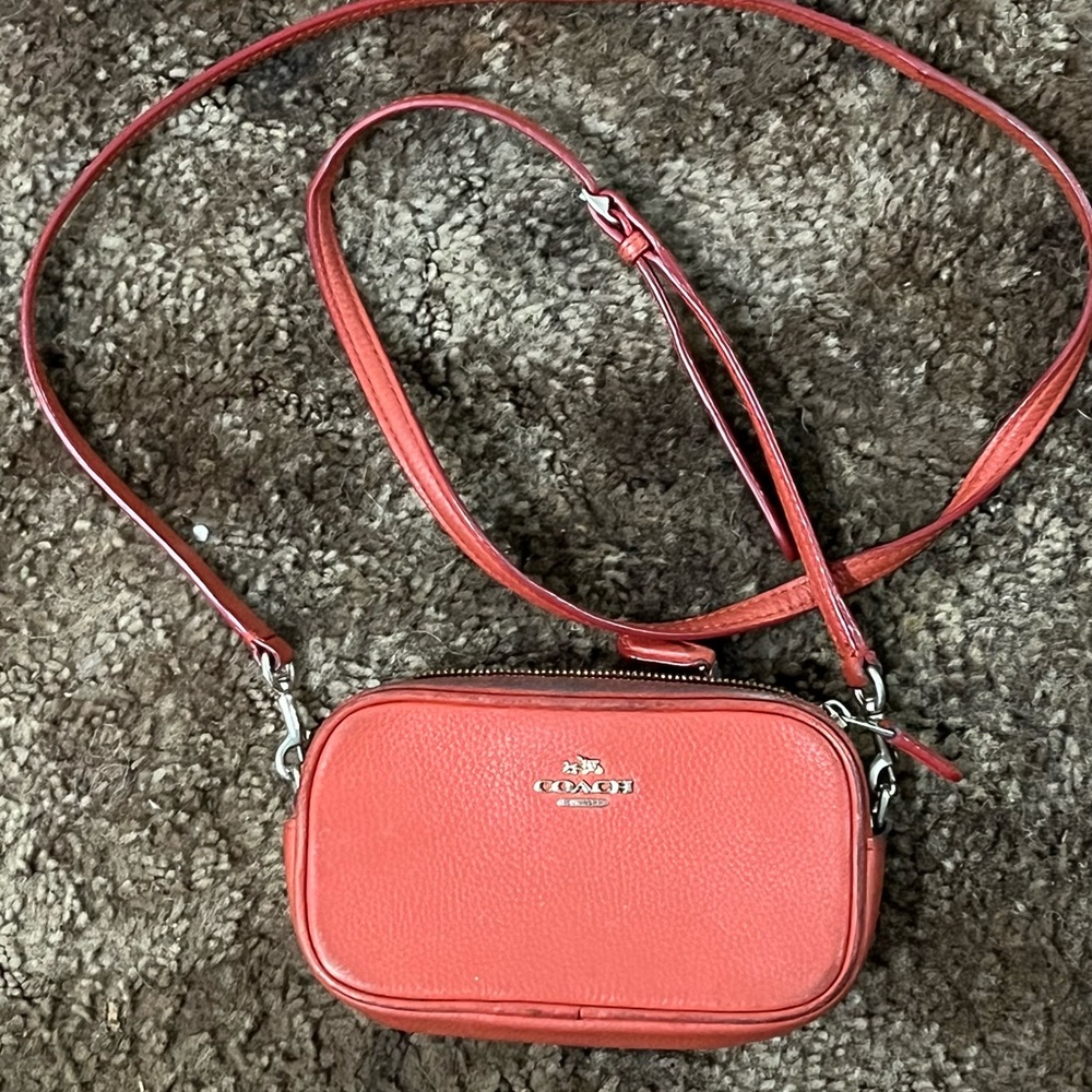 Coach Vibrant Red Crossbody Bag